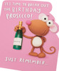 Prosecco Design Birthday Card