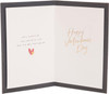 Large Heart Design Fiancé Valentine's Day Card