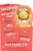 Funny Design Husband Valentine's Day Card