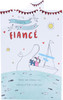 Cute Sketch Design Fiancé Valentine's Day Card