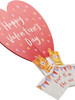 Pop Up Air Balloon Design Valentine's Day Card