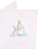 Cute Peter Rabbit With Floral Cut Out Design Mother's Day Card