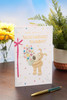Boofle With Flower Pot Mothering Sunday Mother's Day Card