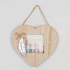 Thoughts of You Feather Hanging Heart Frame