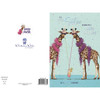 Lovely Sister Party Giraffes & Cocktail Birthday Card