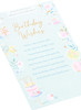 Pretty Design with Sentimental Verse Birthday Card