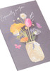 Flowers in Jar Design Especially For You Birthday Card