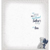 Bear Holding DAD Letters Father's Day Card 
