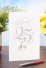 25th Silver Wedding Anniversary Greetings Card