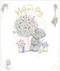 Bear With Vase Of Flowers Mother's Day Card
