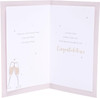 Heart & Champagne Design for A Special Couple Wedding Anniversary Card