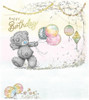 Bear And Cake Happy Birthday Card