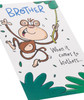 Funny Pop-Up Monkey Snot Design Brother Birthday Card