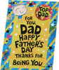 Bold Graphics Father's Day Card with Badge