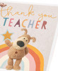 Boofle Rainbow Design Thank You Teacher Appreciation Card