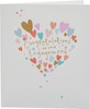 Mini Hearts Design Engagement Congratulations Card