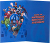 Marvel The Avengers Hero Design 9th Birthday Card