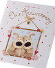 Boofle with Hear Gem Partner Anniversary Card