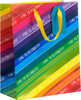 Rainbow Colourful Large Birthday Gift Bag