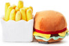 Better Together Burger and Fries Pair, Soft Toy, Set of 2, Gift Set Birthday Valentines Day Anniversary