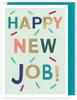 Confetti-Tastic Fun! New Job Contemporary Card 