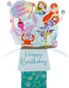 Mer-Mazing Granddaughter Pop Up Birthday Bash! Card