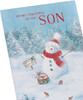 Snowman Design Son Christmas Card