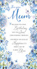 Mum Because It is Your Flower Happy Birthday Slim Card By Wishing Well