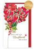 Balloon of Hearts Handmade Wife Christmas Card 