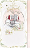 Bears Hugging Beautiful Girlfriend Handmade Christmas Card 	