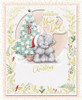 Bears Stood By Xmas Tree Mum And Dad Christmas Card