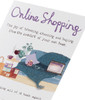 Funny Online Shopping Design Birthday Card