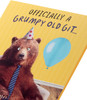 Funny Grumpy Old Bear Gift Design Birthday Card
