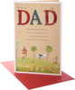 Garden Scene Design Dad Birthday Card