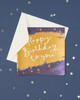 Starry Gold Foil Design From The Camden Collection Birthday Card