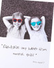 Sweet Friendships Design Friend Blank Birthday Card