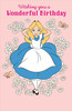 Unique Disney Alice In Wonderland Birthday Card