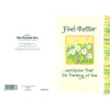 Feel Better Get Well Encouragement Sentimental Verses Keepsake Greeting Card Feel Better Get Well Encouragement Sentimental Verses Keepsake Greeting Card
