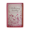 Mothering Sunday Classic Mini Pink Hearts Design Mother's Day Boxed Card
