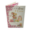 One I Love Female Mice And Perfume Design Birthday Card