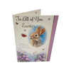 To All Of You Rabbit Floral Design Easter Card