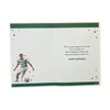 A Man In Green and White Soccer Uniform Customized Male Birthday Card
