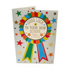 In Your New School Rosette Design Good Luck Card