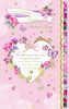 Butterflies And Heart With Gems and Bow To Mum Luxury Handmade Mother's Day Card