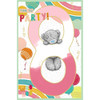 Bear Peeking through Number Age 8 Birthday Card