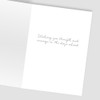 Feather Design Heartfelt Sympathy Card