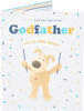 Boofle with Banner Godfather Father's Day Card Boofle with Banner Godfather Father's Day Card