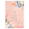Pink Florals Design & Heartfelt Verse Daughter Birthday Card