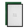 Memento Luxe Premium Thank You Card for Friend with Mini Card, Keepsake