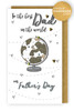 Best Dad in The World Embellished Hand-finished Father's Day Card